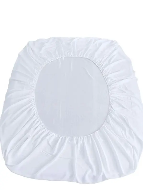 Мягкий однотонный махровый чехол на водонепроницаемый матрац подкладка дышащий