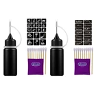 2 набора, временные чернила для татуировки, натуральный стойкий органический гель Jagua FruitЧернила Без спирта, 10 мл, тату-наклейки, F11  Y21