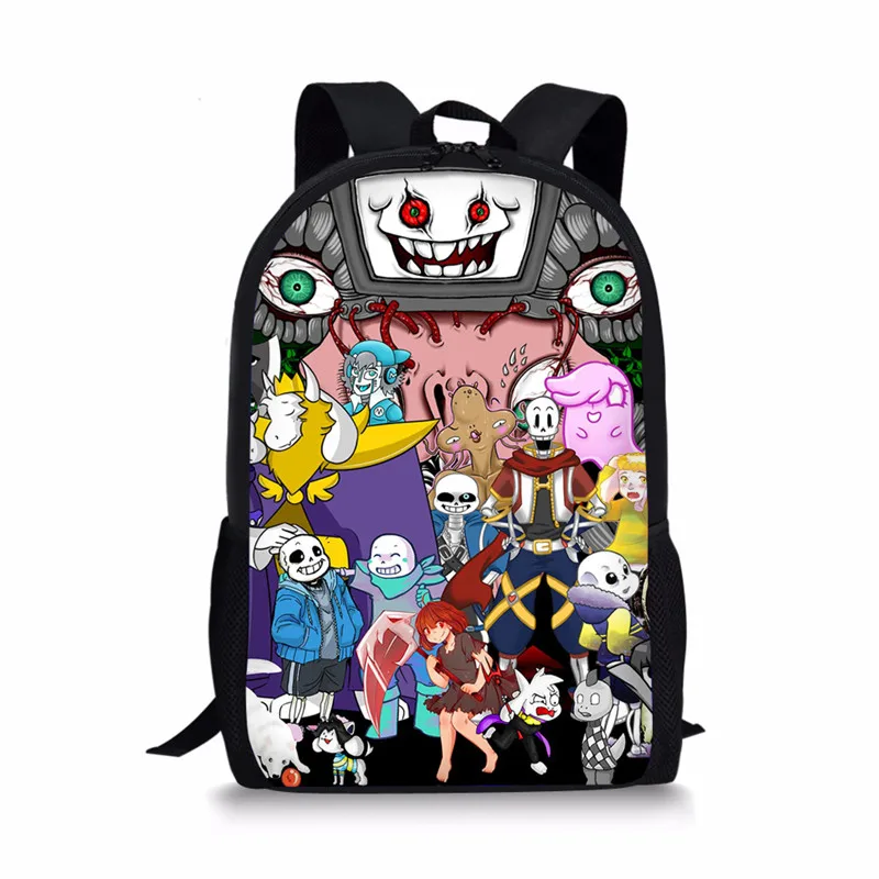 XM2630C Аниме Undertale Школьные сумки Дети Книга Сумки малышей мультфильм FNAF Фредди UT рюкзак Sans мальчиков девочек Школьный набор - Цвет: XM2630C