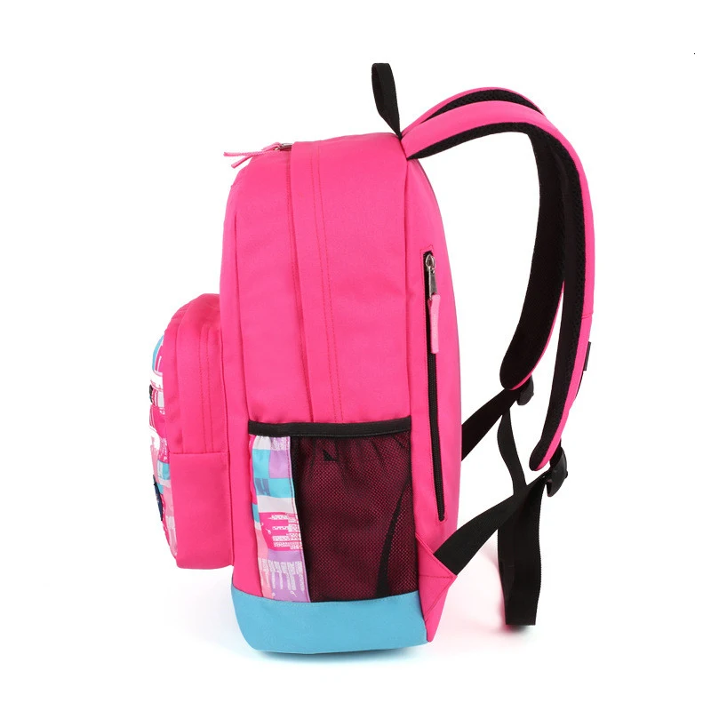 Printing backpack School Bag for Teenagers plaid Children for Girls Boys Unisex Schoolbag travel bags Mochila Grade 1-3 students