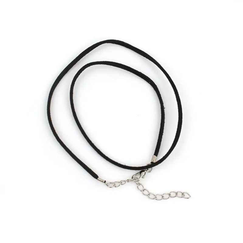 DoreenBeads модное бархатное искусственное Замшевое ожерелье черный для самодельных