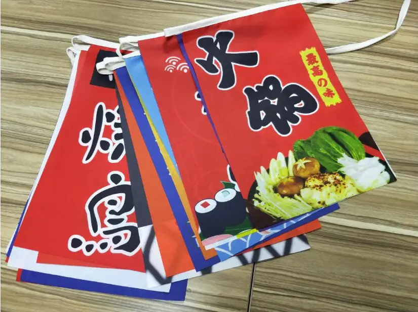 

Japanese style fabric hanging flag Japan festival restaurant shop hotel restaurant sushi banner bar pub coffee flag decor