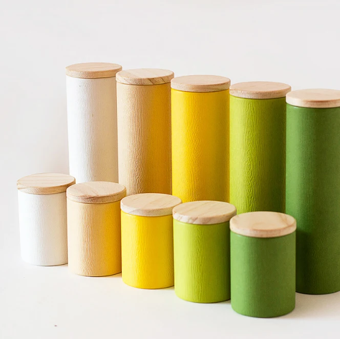 Мини коробка для хранения олова маленькая банка кофе чая Caddy квадратные