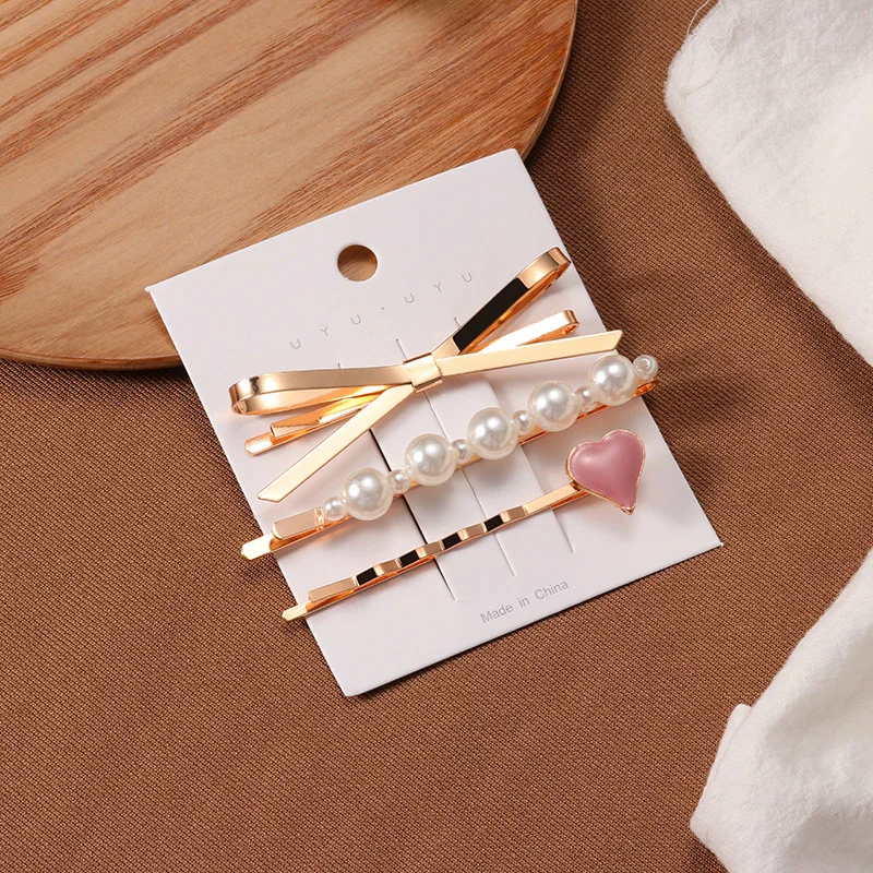 

Hairpin Style Fashion Pearl Hair clip for Women Romantic Female Jewelry 2021 Accessories Hair Stick Barrettes Wholesale