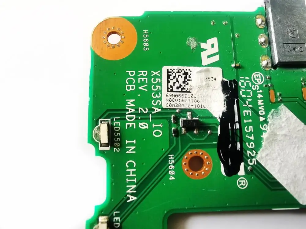 Оригинальная USB-плата для ASUS X553SA, аудиоплата X553SA IO REV 2,0, протестирована, хорошая, бесплатная доставка (art.: 3920cbceb052d) - 3920cbceb052d
