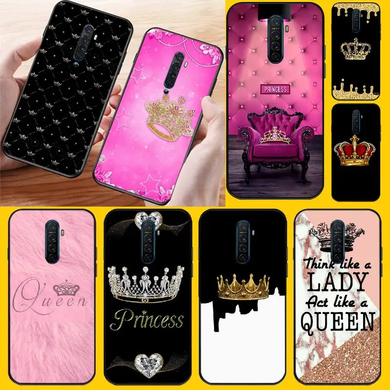 NBDRUICAI Mom Queen Princess DIY окрашенный блестящий чехол для телефона OPPO Reno2 Z R15 pro R17 R11 R9S Plus