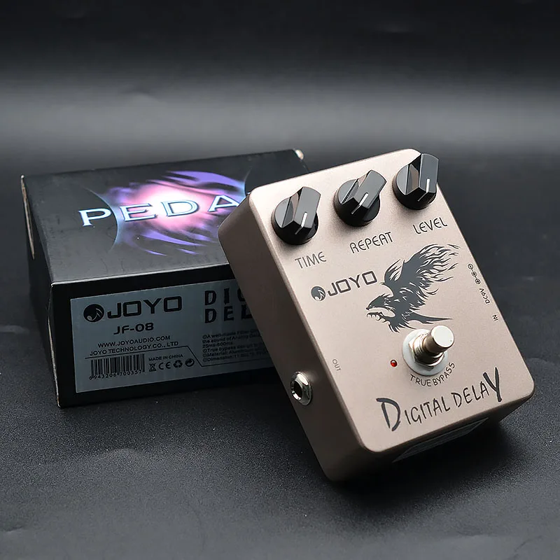 JOYO JF 08 цифровой гитарные педали с эффектом Delay Порционный задержкой времени друг