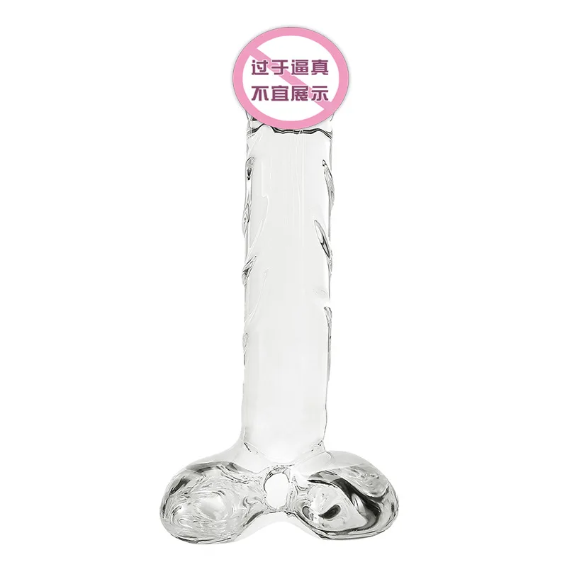 Новые товары хрустальный стеклянный пенис фаллоимитатор секс игрушки для пар