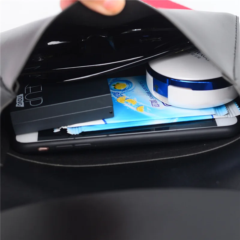 Женская квадратная сумка XZP кожаная с широким плечевым ремнем и двойной молнией в