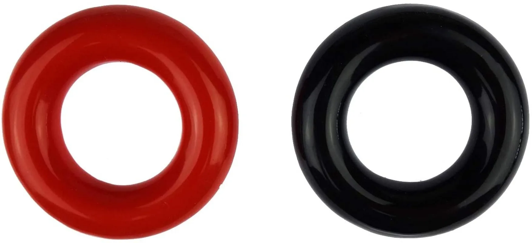 

2 Pack Golf Club Warm Up Swing Weight Ring, Black and Red