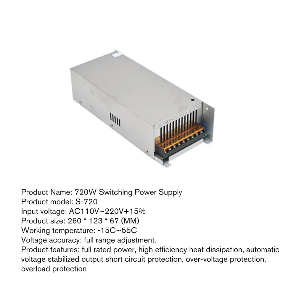 Переключение Питание DC12V 1A 1.25A 2A 2.5A 3A 3.2A 4.2A 5A 6A AC 220V DC/DC 12 вольт AC-DC V для Светодиодные