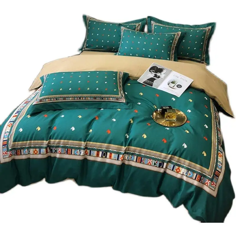 Набор из четырех предметов чистого хлопка и шерсти набор 60 всего постельное