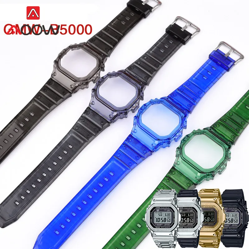 Резиновый ремешок для Casio G-SHOCK спортивный водонепроницаемый чехол из ТПУ часов |