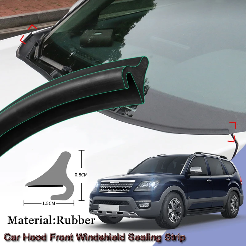 

Car Seal Strip Windshied Spoiler Filler Protect Edge Weatherstrip Strips Stickers Accessories For Kia Borrego Mohave 2012-2020