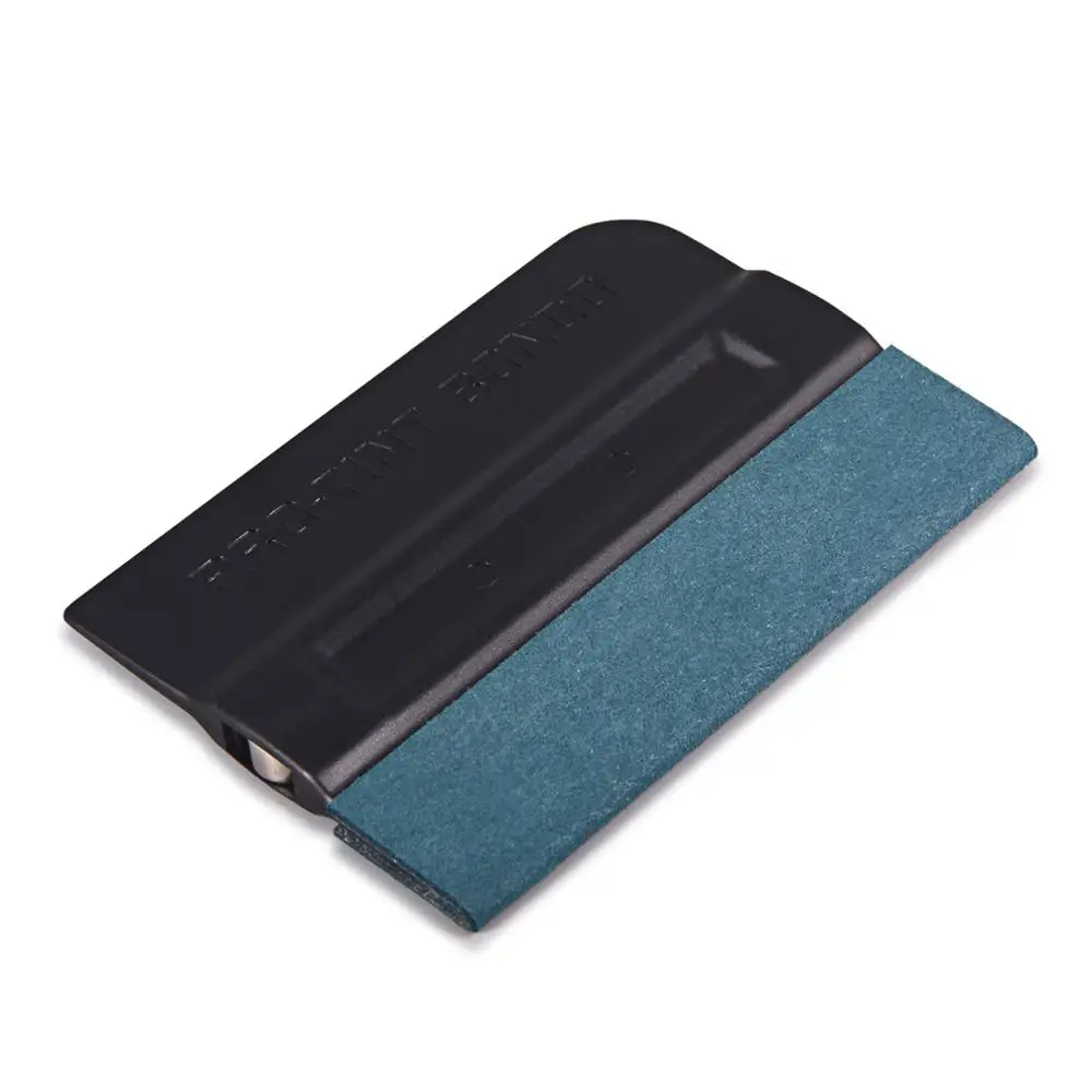 

FOSHIO 2PCS Magnet Squeegee for Auto Tint Film Carbon Fiber Window Foil Sticker Install Suede Felt Car Wrapping Application Tool