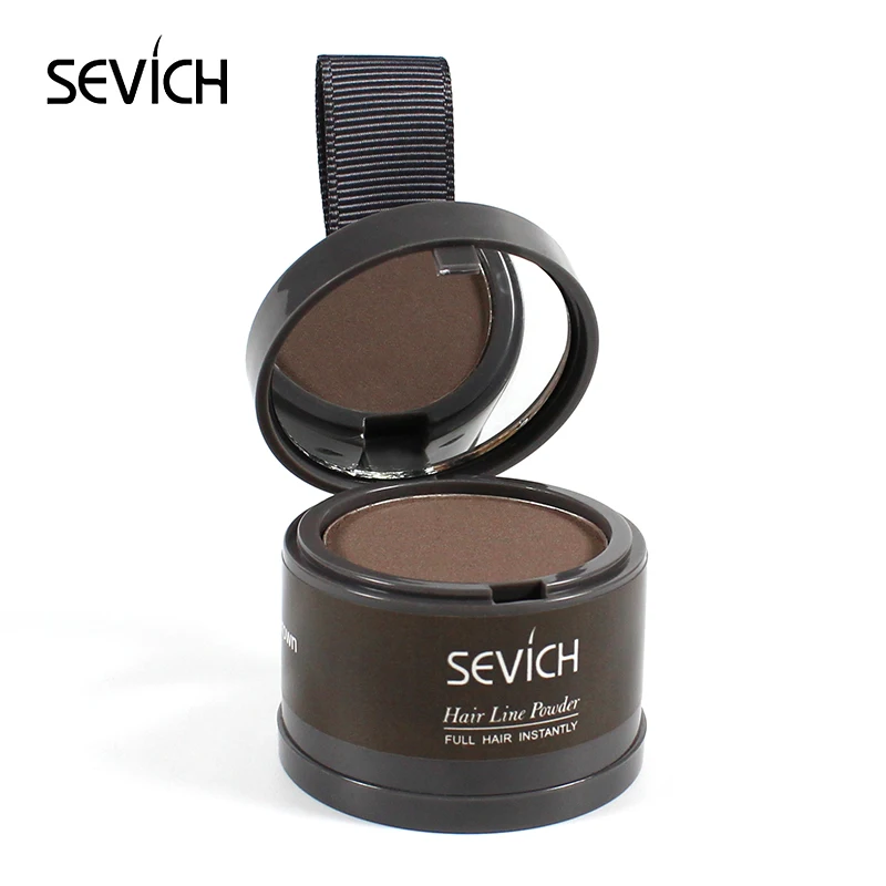 Sevich Hairline порошок 4 г Hairline тени порошок макияж консилер для волос Натуральное Покрытие унисекс продукт выпадения волос - Цвет: Med Brown