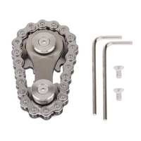 sprockets flywheel fingertip gyro sprockets chains edc metal toy gear chain gyro drop office stress relief toys