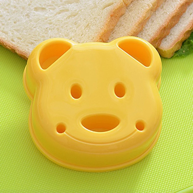 Форма в форме маленького медведя сэндвич форма для хлеба печенья рельефное