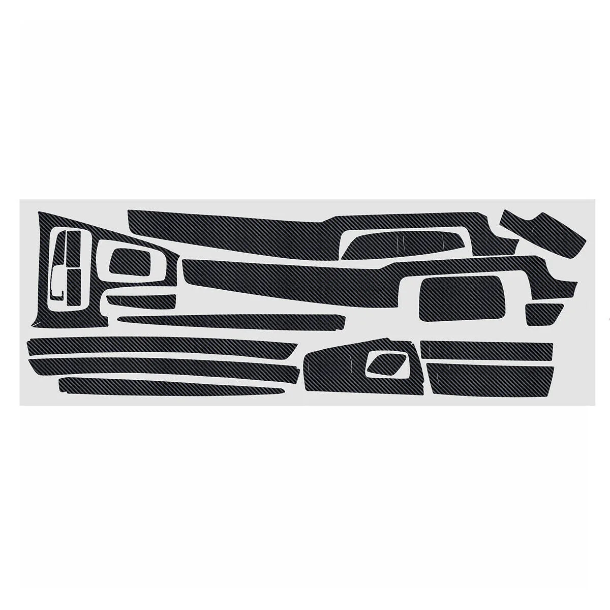

For BMW 5 Series F10 F18 Interior Sticker Glossy Interior Parts Replacement Replaces Trim Vinyl