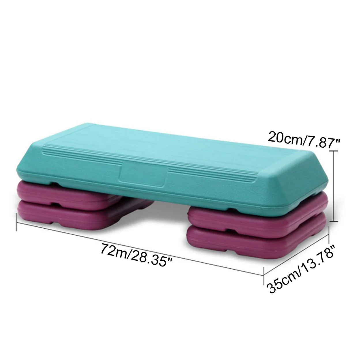 

150KG Fitness Aerobic Step 3 Level Adjustable Non-slip Cardio Yoga Pedal Stepper Gym Workout Exercise Fitness Step Top Equipment