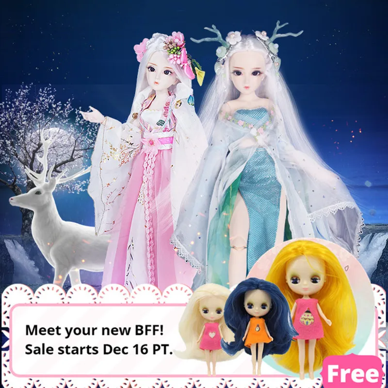 Fortune Days 1/4 дневник королева BJD кукла шарнир тело с макияж включая одежду обувь волосы Изысканный Подарочная коробка Упаковка игрушка, SD