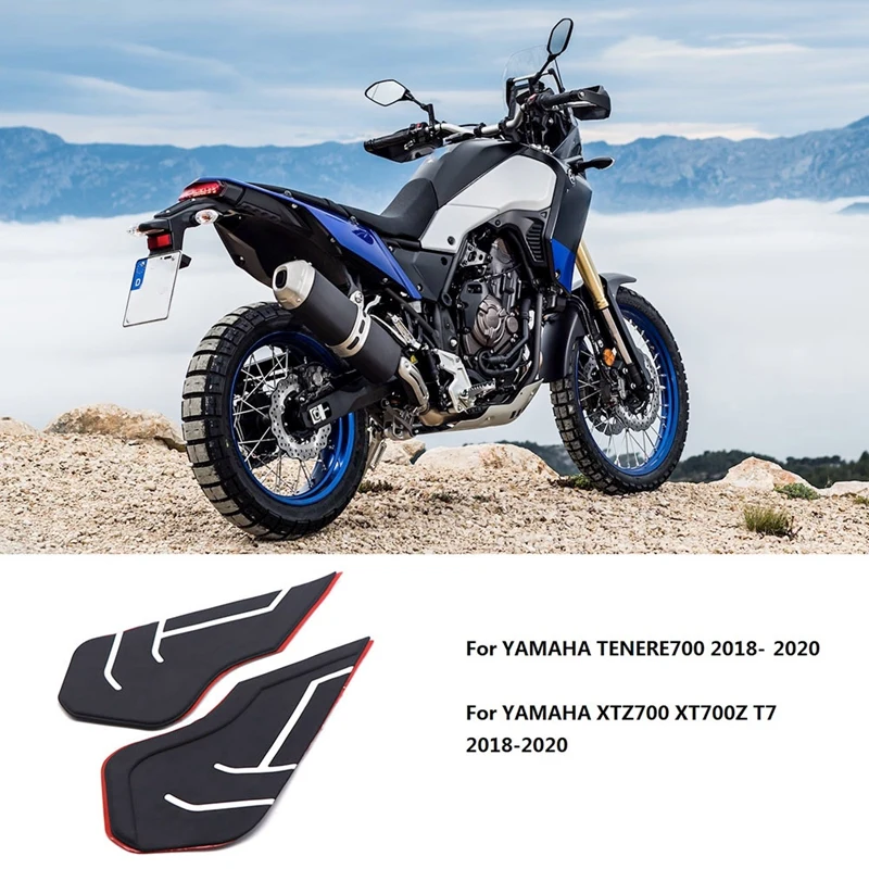 for Yamaha Tenere 700 XTZ700 2018-2020 Tank Pad Protector Sticker Gas Knee Grip Traction | Автомобили и мотоциклы