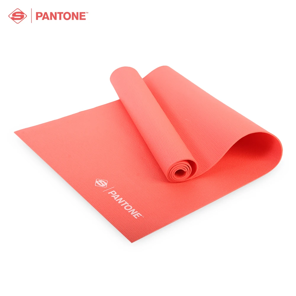 Pantone SPK8882 ПВХ коврик для йоги толщина 4 мм для старших любителей Яги 3 цвета мягкая для фитнеса Бодибилдинг йога коврики