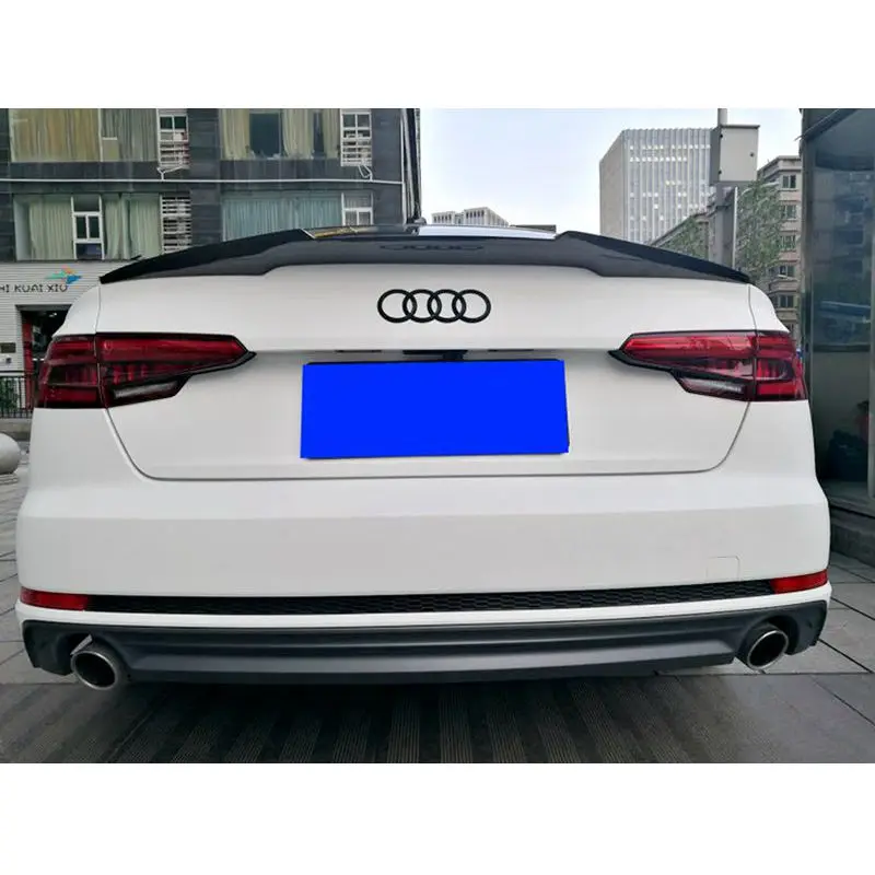 

Спойлер заднего крыла, 2017 углеродное волокно, для Audi A4, A4L, B9, лимузин 2018, спойлеры крыльев