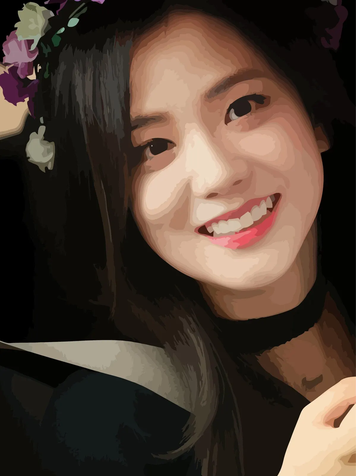 Картина по номерам на холсте набор для рисования BLACKPINK Kpop Jisoo - 931 30X40 | Дом и сад