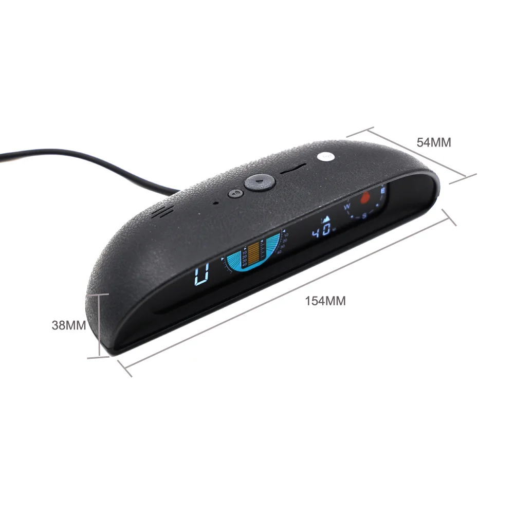 EANOP GPS HUD Headsup умный Автомобильный спидометр KMH/миль/ч Инклинометр шаг
