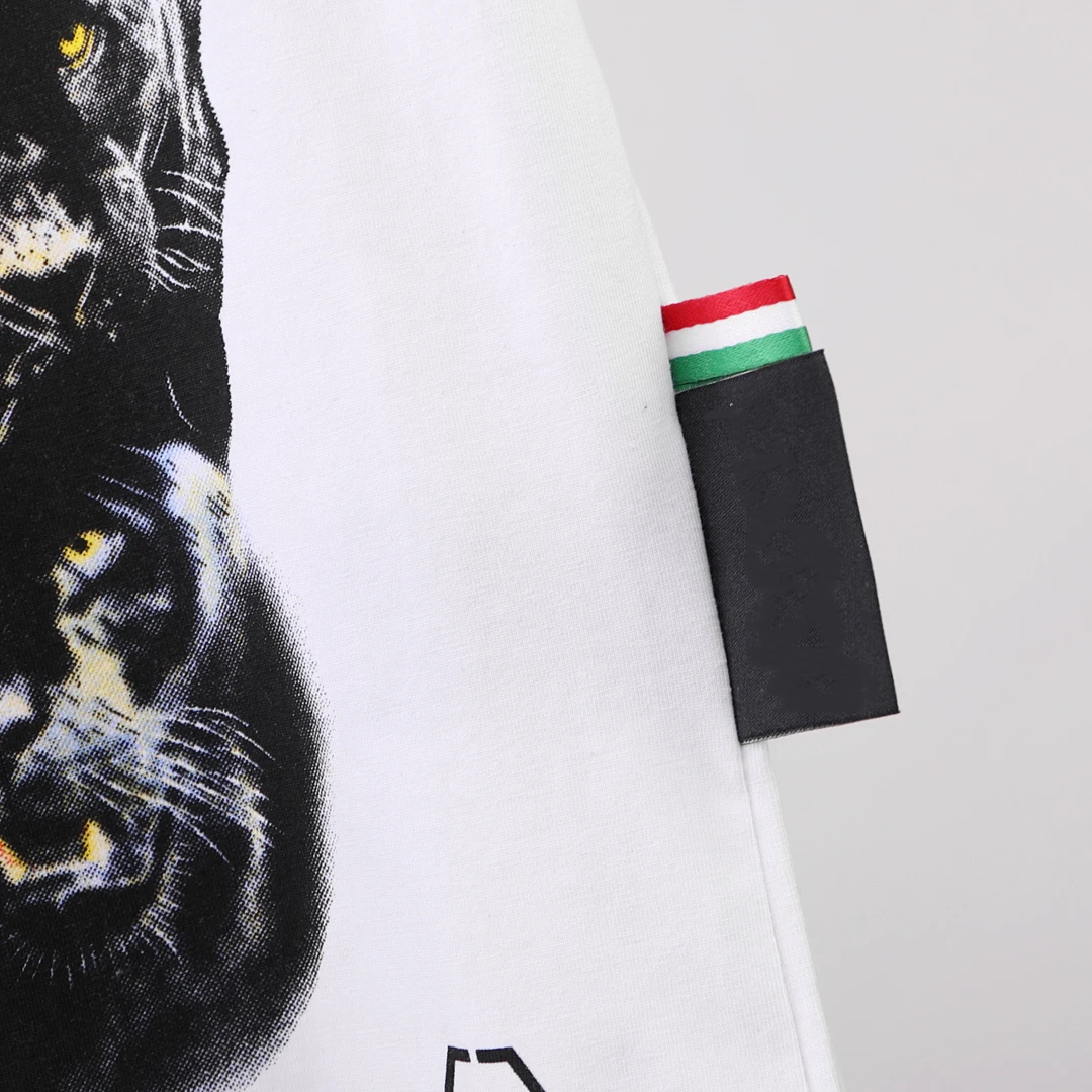 

Top PP Men T-shirt Skull Short Sleeve Printing Pure Cotton Round Neck Plein T-shirt Men's Fashion Street Sports Short Sleeve