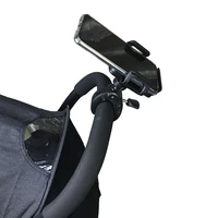 baby stroller cell phone holder 360 degree rotate universal clamp pram wheelchair aeecssory mount bracket bike phone stander