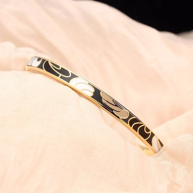 R& X ювелирные изделия Bijoux Femme Detalles Boda для женщин тонкой Regalos Esmaltes нержавеющая сталь браслет Эмаль Браслеты