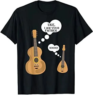 

Mens Uke I Am Your Father Funny Ukulele Gift Guitar Music T-Shirt