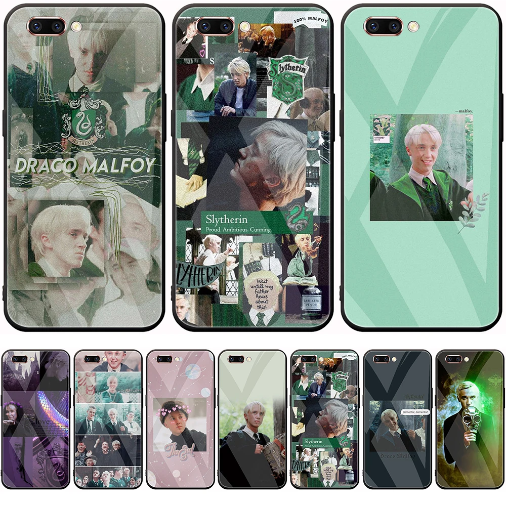 Draco Malfoy чехол из закаленного стекла для OPPO A1K A3s A5 A5S A7 A9 A37 A52 A59 A72 A83 A92 K5 F5 F7 F9