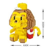 hot creative classical animals cartoon anime lion leoncino figures model bricks mini micro diamond blocks toys for children gift