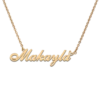 god with love heart personalized character necklace with name makayla for best friend jewelry gift