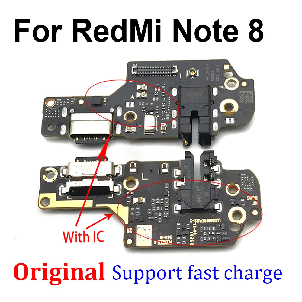 For Xiaomi Redmi 3S 4 4X 4A 5 5A 6 6A 8 8A 9A Note 5 7 8 8T 9 Pro 9S USB Charging Charger Port Dock Connector Flex Cable Board images - 6