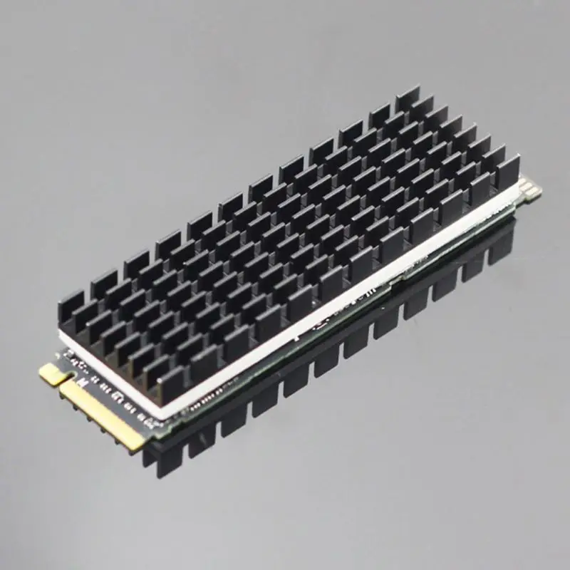 

Heatsink Heat Dissipation Aluminum Radiator M.2 Cooling Heat Sink Heat Thermal Pads for M.2 2280 PCI-E NVME SSD