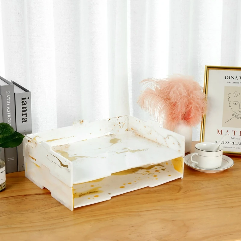 

DIY Storage Board Resin Mold Desktop Folder Storage Box Tray Epoxy Resin Molds