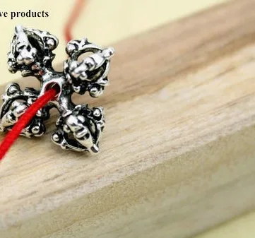 

Разделитель лотоса из тибетского серебра, 10 шт./лот, разделитель для бусин, соединители для самодельных украшений, браслетов fg4s