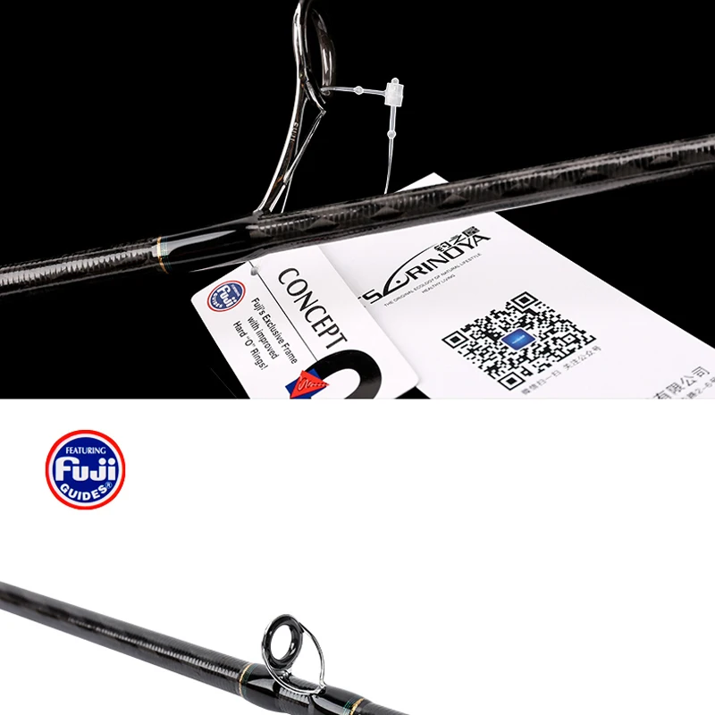 TSURINOYA MYSTERYII FUJI Ring Satwater удилище для рыбалки 1,98 м, 2,1 м, 2,28 м, вес приманки 6-18 г/7-20 г, сверхлегкое спиннинговое удилище с морским басом