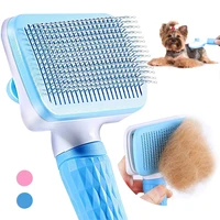 pet dog hair remover multi purpose needle comb quick clean short long hair shedding brush tool for cat dogs grooming supplies