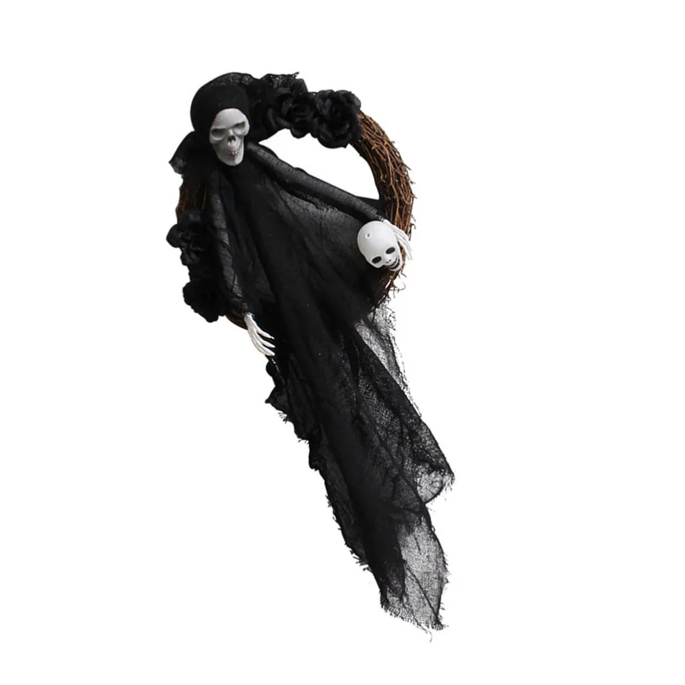 

1pc Wreath Decorative Hanging Garland Festival Household Adornment