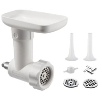 coolcook high quality food meat grinder accessory for kitchenaid stand mixer including sausage filling tube kit