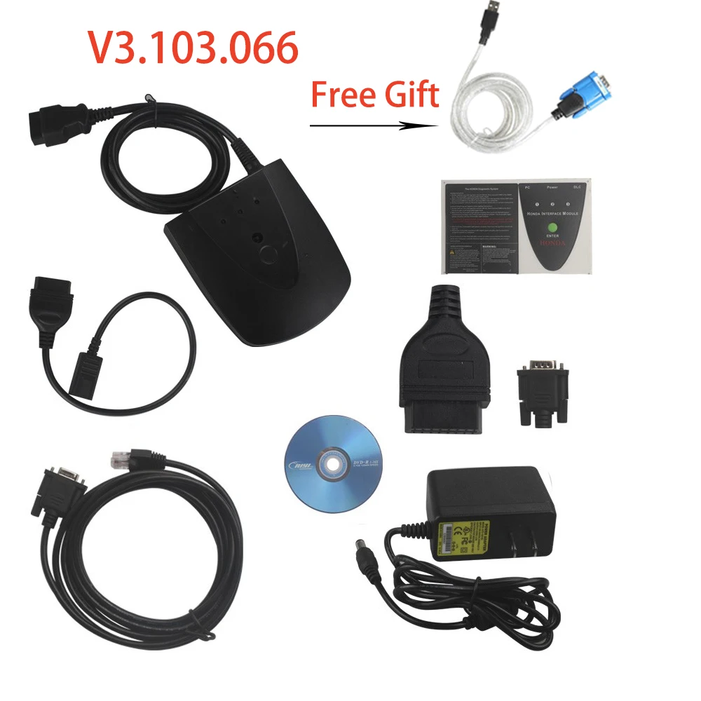 

Newest V3.103.066 HDS HIM Diagnostic Tool For Honda With Double Board For Honda Diagnostic System Code Reader OBD2 Scanner