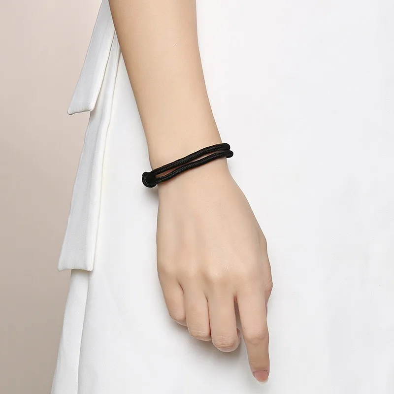 Браслет веревочный ручной работы унисекс регулируемый по длине | Украшения и