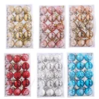 15 шт. Рождественские шары, украшения для рождественской елки, шары, рождественские украшения для дома, подвесные Подвески для елки, подарок на Новый год 2022, Рождество