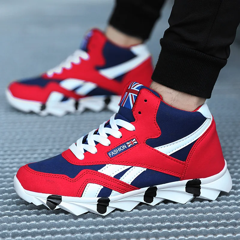 Sneakers Mens Shoes Casual Running shoes Ankle Boots for Men Justin Bieber Leather Hip Hop Walking KLYWOO | Обувь