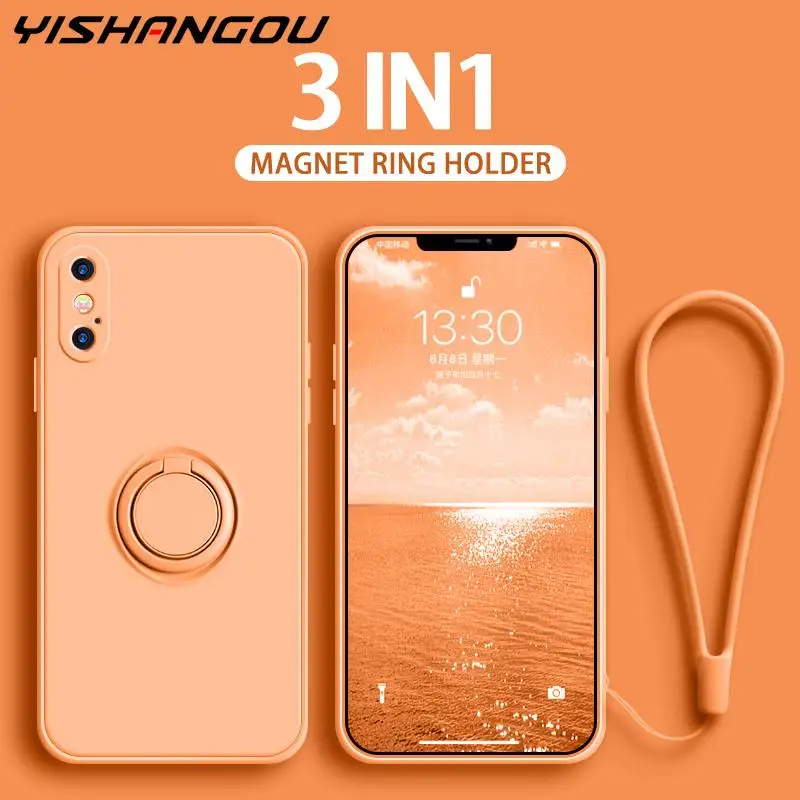 Роскошный жидкий силиконовый квадратный чехол для iPhone 11 Pro XS X Max 7 8 Plus XR SE 2020 12